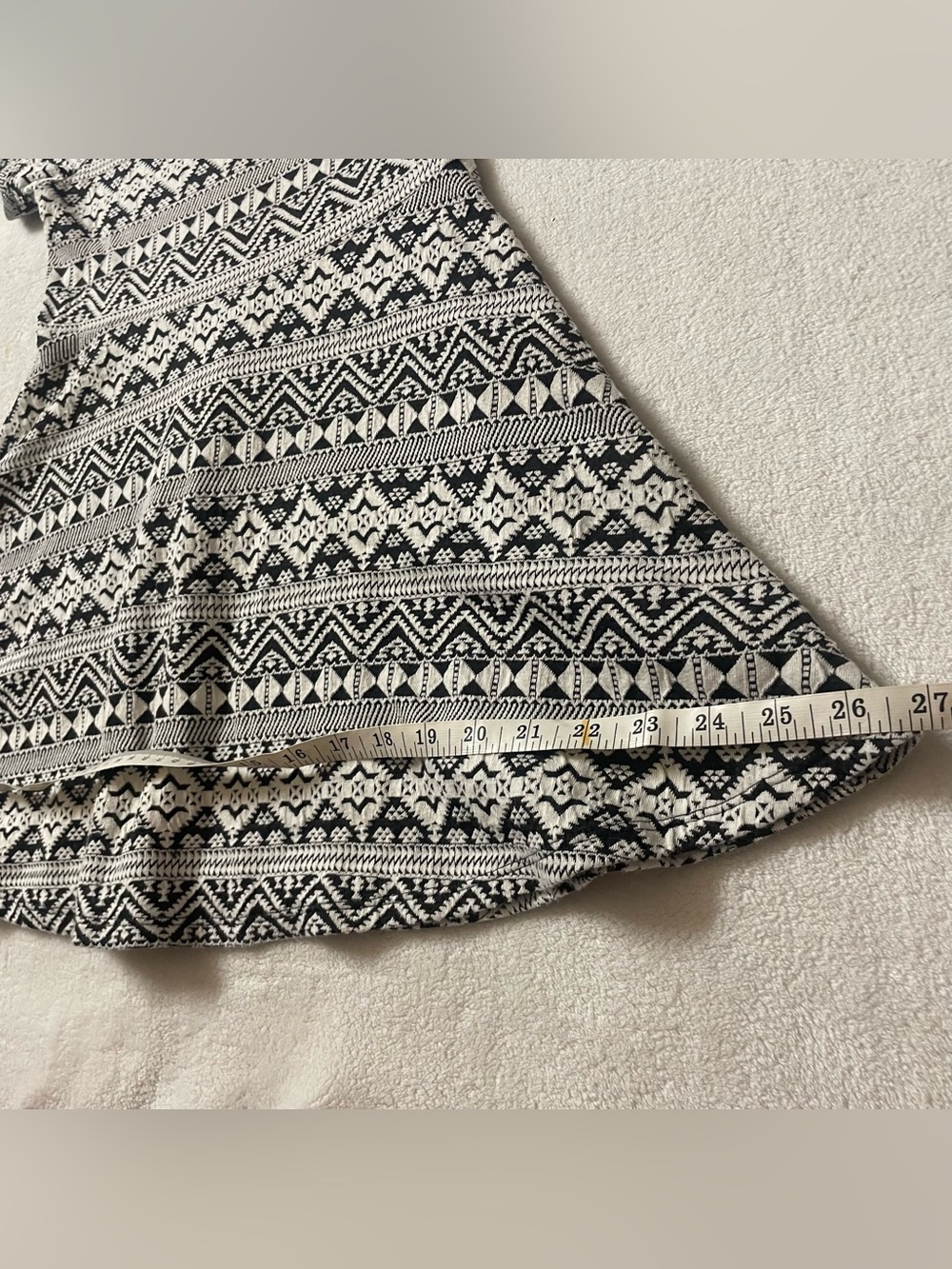 Girl’s Geometric Print A-Line Dress size Medium 7/8 - Picture 9 of 10